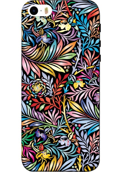 Apple Iphone 5 5s Kılıf Baskılı Desenli Silikon Kılıf A++-7001
