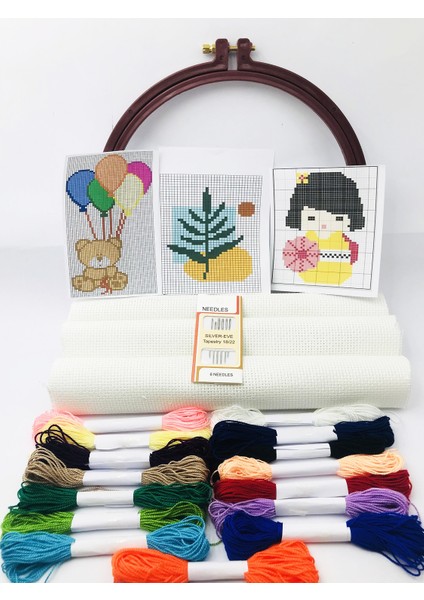 Idilhobimarket Kanaviçe Etamin Set 002