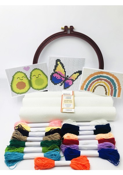 Idilhobimarket Kanaviçe Etamin Set 005
