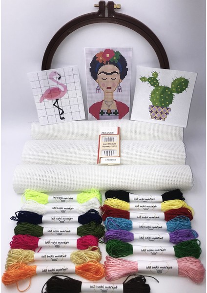Idilhobimarket Kanaviçe Etamin Set 008