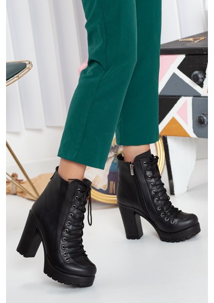 Rampos Kadın Platform Bot Siyah Cilt fiyatları
