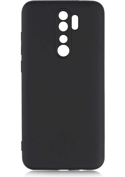 Xiaomi Redmi Note 8 Pro Kılıf Mara Silikon Mat Soft Kamera Korumalı Lansman Siyah