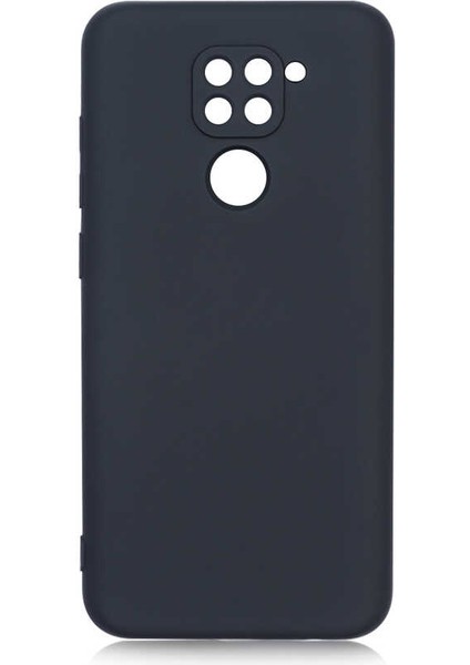 Xiaomi Redmi Note 9 Kılıf Mara Silikon Mat Soft Kamera Korumalı Lansman Siyah