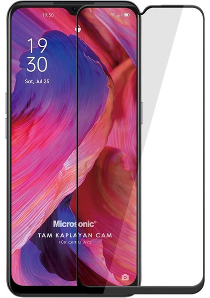 Oppo A73 Ekran Koruyucu Tam Kaplayan Cam Koruyucu