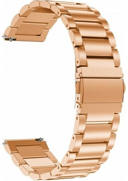 Huawei Watch 3 Active Kordon Metal Sıralı Kordon Krd 04 Bronz
