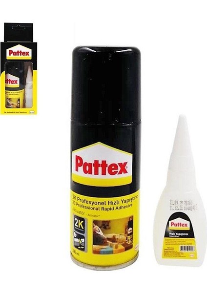 Pattex 2k Hızlı Yapıştırıcı 100+25ML