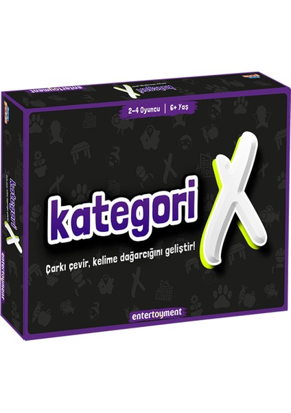 Kategori X Eğitici, Eğlenceli (Çarkıfelek) Kutu Oyunu 6+ Yaş