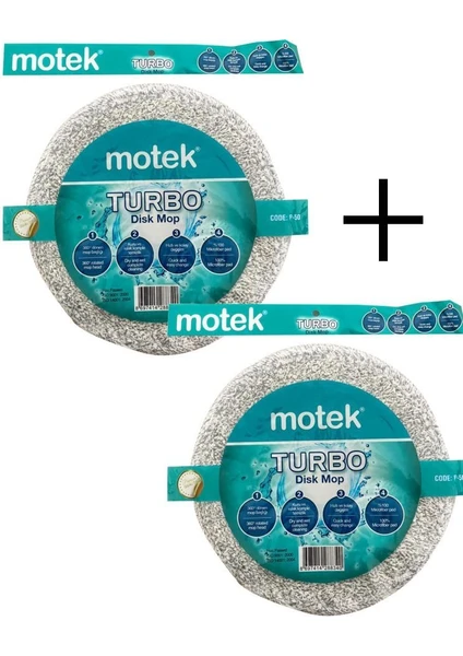 Yeni Turbo Disk Mop Yedek Püskül 2 Adet