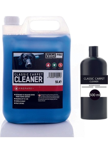 Valet Pro Halı Döşeme Temizleme Classic Carpet Cleaner 500 ml Bölünmüş Ürün