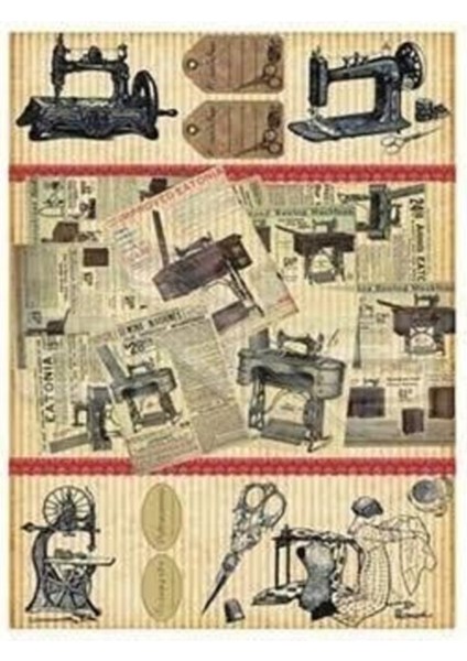 Pirinç Kağıt Dekopaj 30 x 40 cm 011