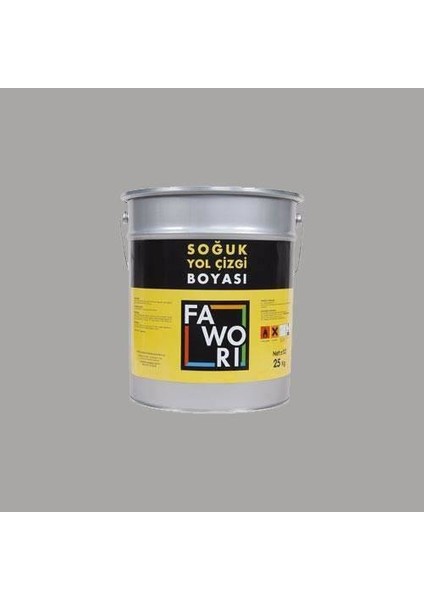 Soğuk Yol Çizgi Boyası Sentetik 25 kg Beyaz