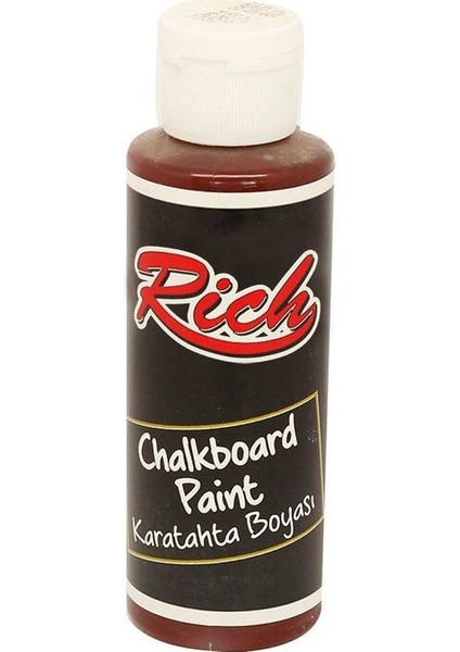 Su Bazlı Kara Tahta Boyası 120 ml 1636 Koyu Bordo