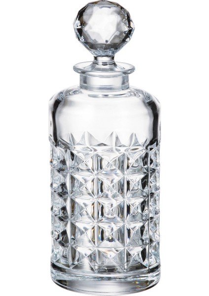 Crytalite Crystalite Diamond 650 ml Kristalin Viski Şişesi