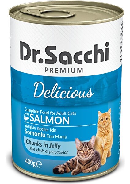 Dr.Sacchi Kedi Konserve Ton Balıklı 400 Gr