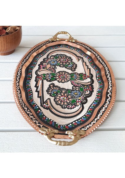 Bakır Tepsi, El Işlemesi Bakır Servis/sunum Tepsisi fiyatları