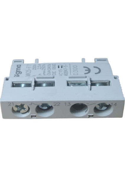 SMK25-F11 1no 1nc Yardımcı Kontak Önden Montaj