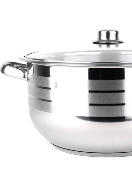 Cam Kapak Çelik Derin Tencere 30 x 20 cm modelleri