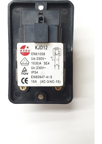 Kedu Kjd 12 Şalter Switch 4 Pin 240 V indirimleri