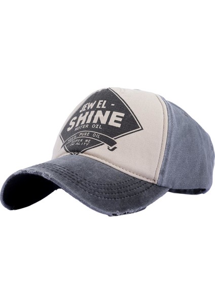 Jewel Shine Beyzbol Kep Erkek Kadın Şapka Eskitme Gri fiyatları