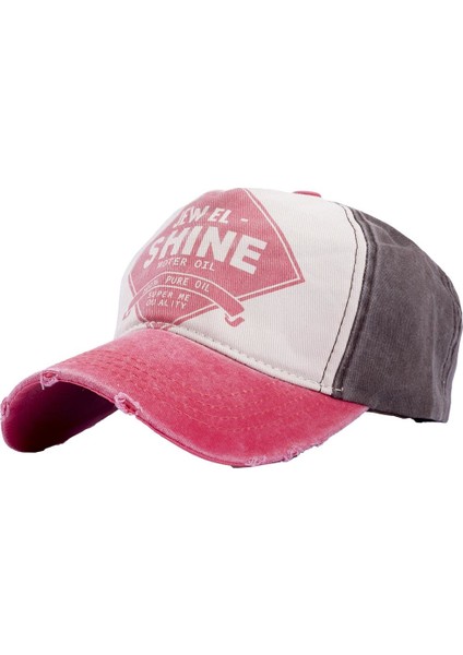 Jewel Shine Beyzbol Kep Erkek Kadın Şapka Eskitme Pembe fiyatları