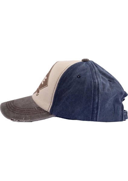 Jewel Shine Beyzbol Kep Erkek Kadın Şapka Eskitme Kahverengi Lacivert modelleri