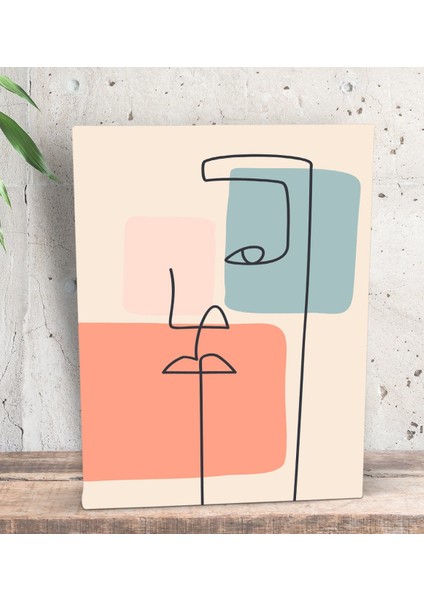 Gift Picasso Style Tasarımlı Dekoratif Mini Kanvas Tablo