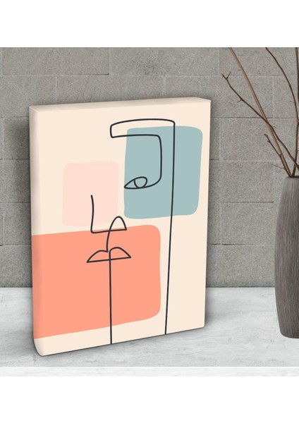 Gift Picasso Style Tasarımlı Dekoratif Mini Kanvas Tablo