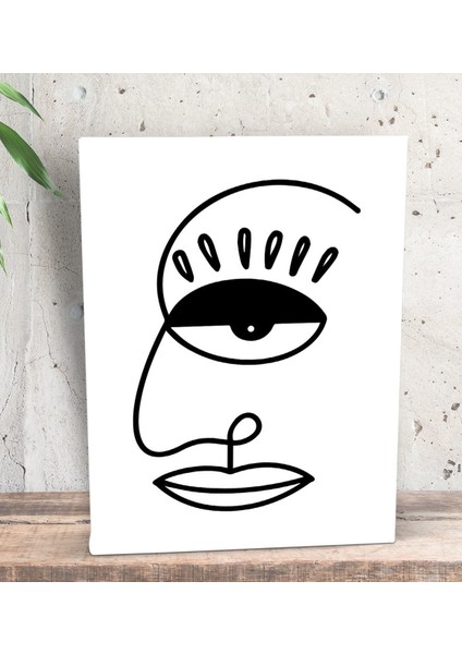 Gift Picasso Style Tasarımlı Dekoratif Mini Kanvas Tablo