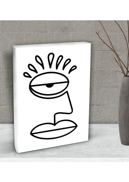 Gift Picasso Style Tasarımlı Dekoratif Mini Kanvas Tablo