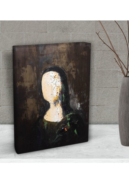Gift Mona Lisa Contempoary Tasarımlı Dekoratif Mini Kanvas Tablo fiyatları