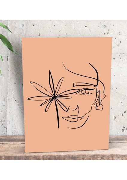 Gift Minimalist Art Tasarımlı Dekoratif Mini Kanvas Tablo