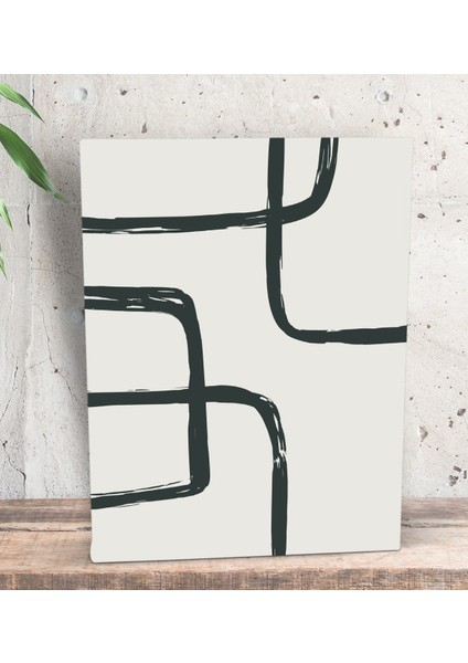 Gift Minimalist Art Tasarımlı Dekoratif Mini Kanvas Tablo