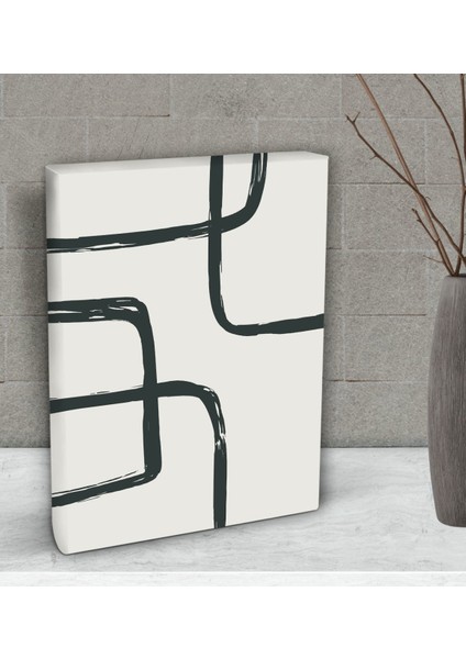 Gift Minimalist Art Tasarımlı Dekoratif Mini Kanvas Tablo
