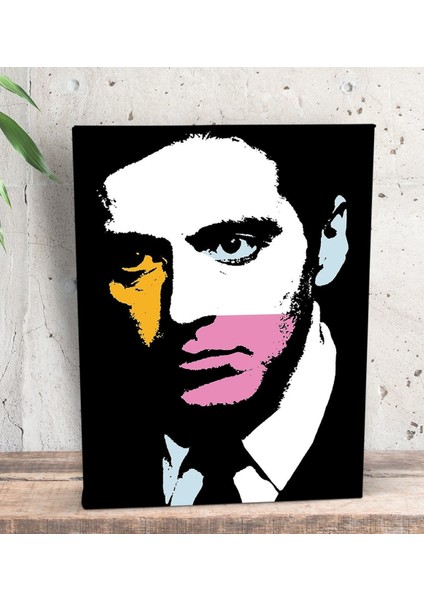 Gift Al Pacino Pop Art Tasarımlı Dekoratif Mini Kanvas Tablo