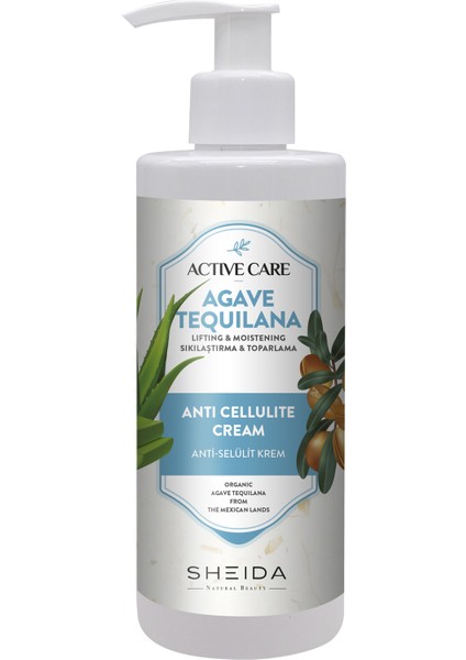 Active Care Selülit Karşıtı Krem (Sıkılaştırıcı & Toparlayıcı) Agave Tequilana Özlü 250 ml