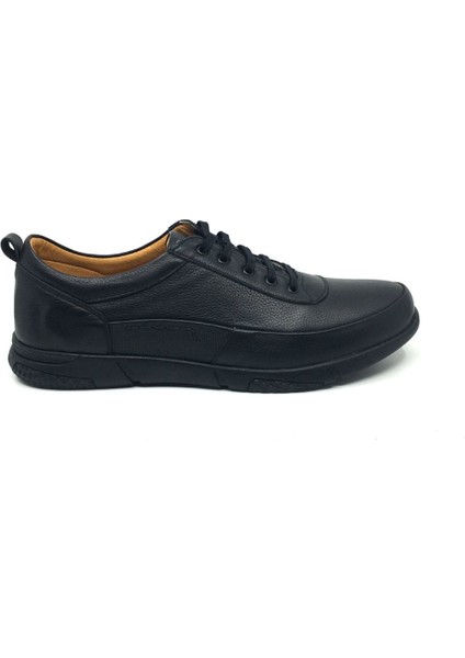 %100 Hakiki Deri Büyük Numara Erkek Kışlık Rahat Günlük Ayakkabı 45-48 47 Siyah fiyatları