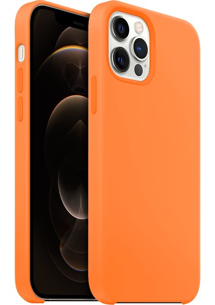 Buff iPhone 12 Pro Max Rubber Fit Kılıf Dark Green