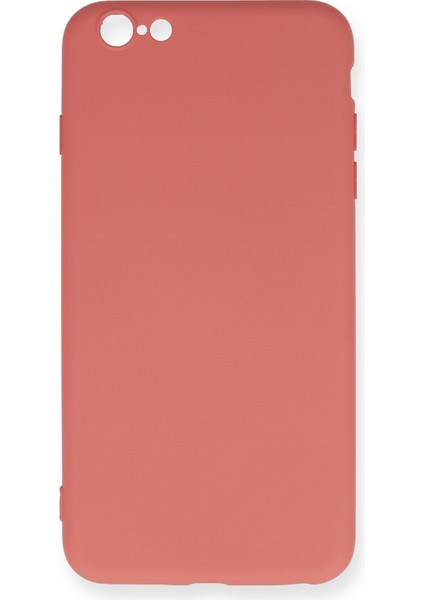 Apple Iphone 6 Plus Kılıf Nano Içi Kadife Silikon - Kiremit