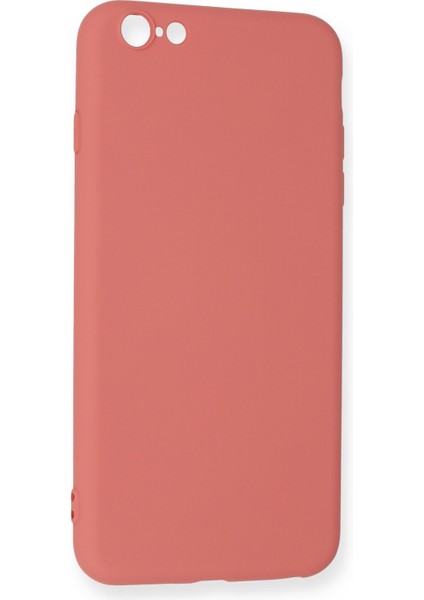 Apple Iphone 6 Plus Kılıf Nano Içi Kadife Silikon - Kiremit modelleri