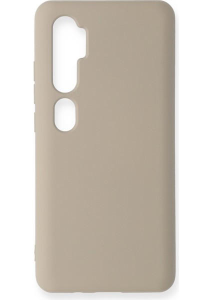 Xiaomi Mi Note 10 Pro Kılıf Nano Içi Kadife Silikon - Kemik