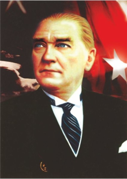 Atatürk Posteri Bayrak 70 x 105 cm