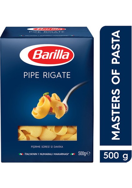 Makarna Mantı (Pipe Rigate) 500 Gr
