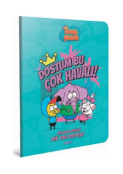 A4 Kral Şakir Çizgili Tel Dikişli Karton Kapaklı Defter 60 Yaprak