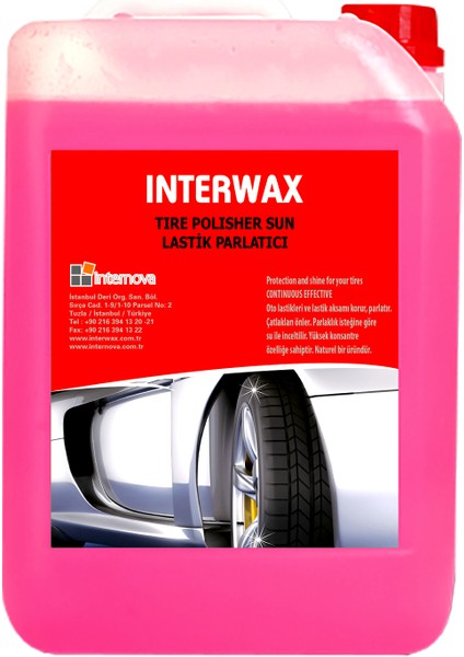 Interwax Lastik Parlatıcı Sun 5 kg