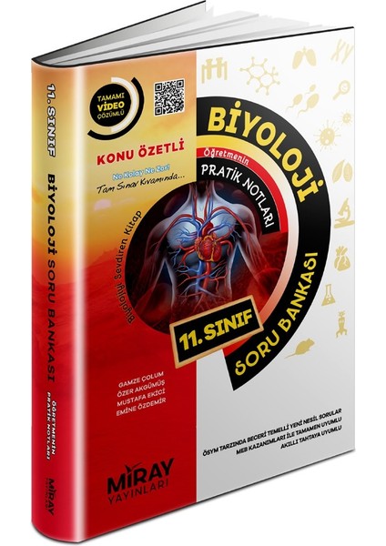 11. Sınıf Biyoloji Konu Özetli Soru Bankası