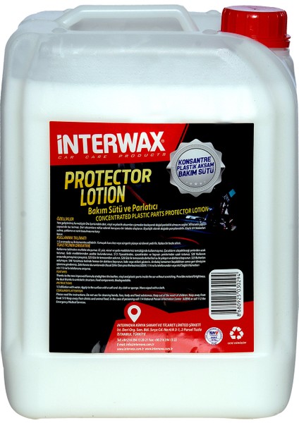 Interwax Konsantre Torpido Parlatıcı ve Bakım Sütü 5 kg