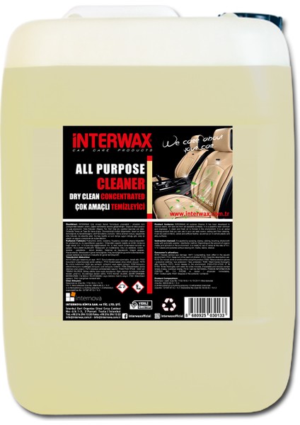 Interwax Konsantre Genel Detay ve Döşeme Temizleyici 20 kg