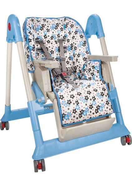 Ayarlanabilir Ergonomik Mama Sandalyesi Mavi