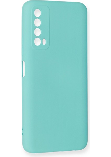 Huawei P Smart 2021 Kılıf Nano Içi Kadife Silikon - Turkuaz fiyatları