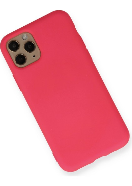 Apple Iphone 11 Pro Kılıf Nano Içi Kadife Silikon - Koyu Pembe fiyatları